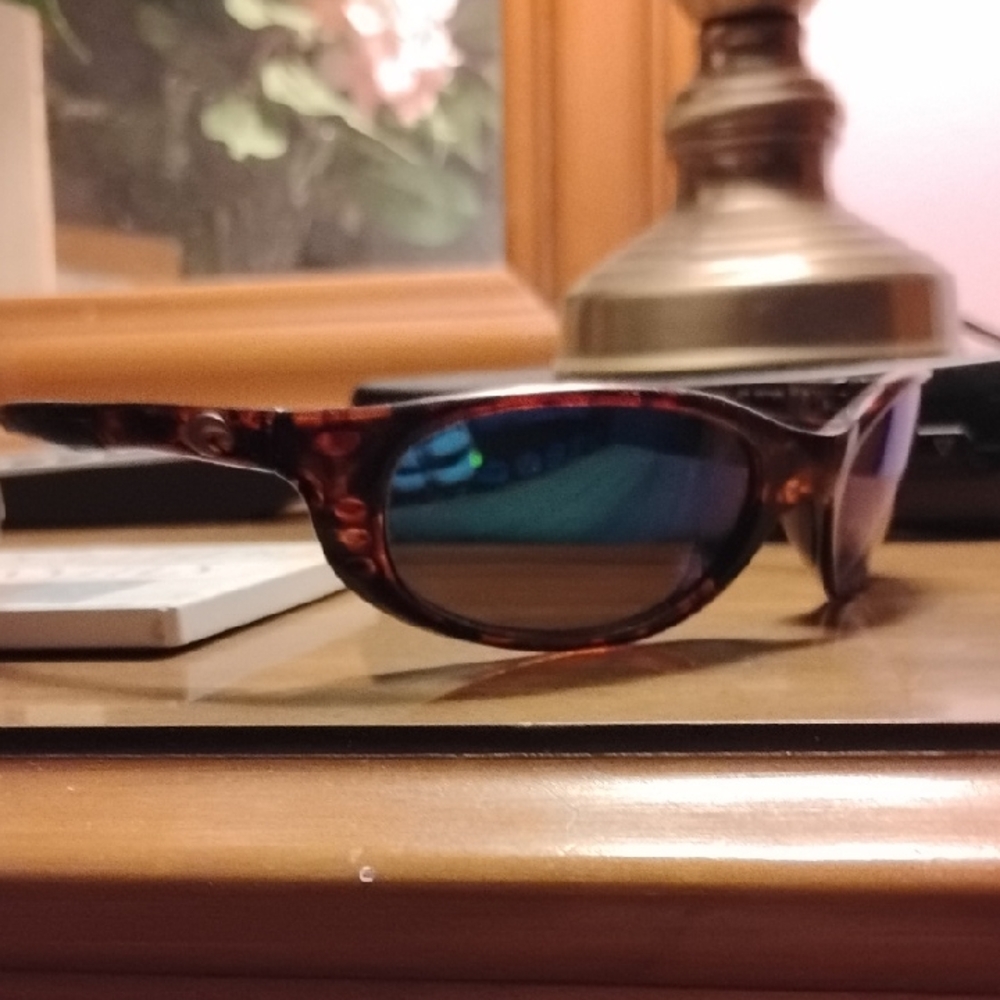 Costa Tortoise and Blue Sunglasses